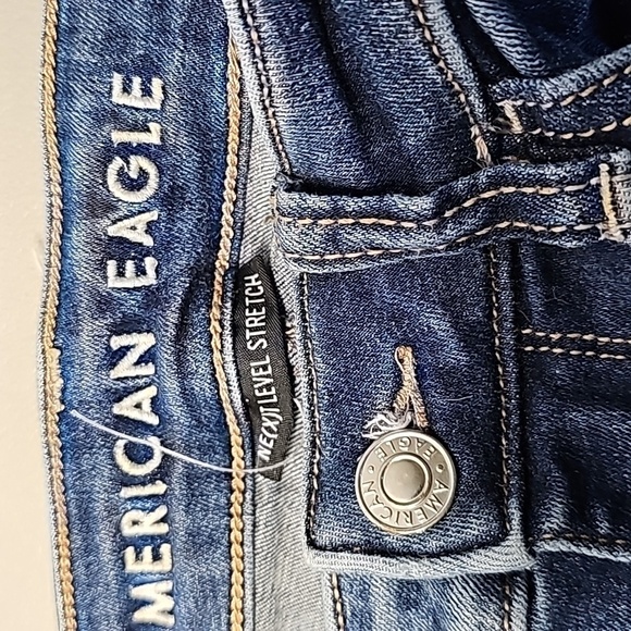 American Eagle next level stretch size 00 super high rise jeggings - Picture 6 of 8